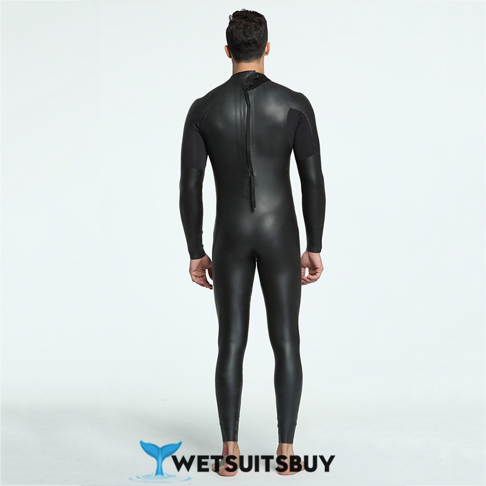 Men's Triathlon Wetsuit Diving Suit 3MM SCR Neoprene Rash Guard ...