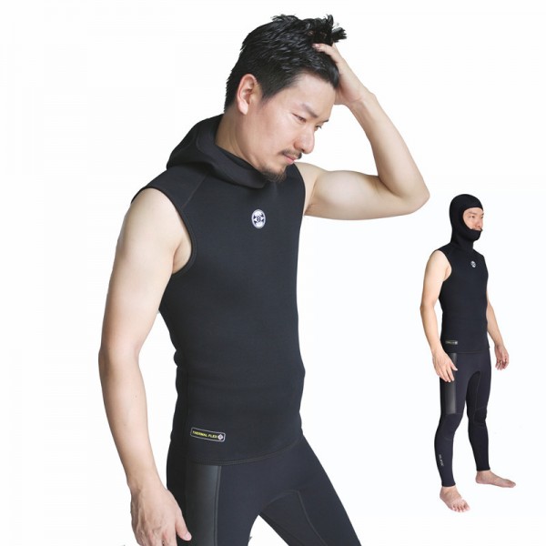 3MM Hooded Warm Diving Wetsuit Vest for Men