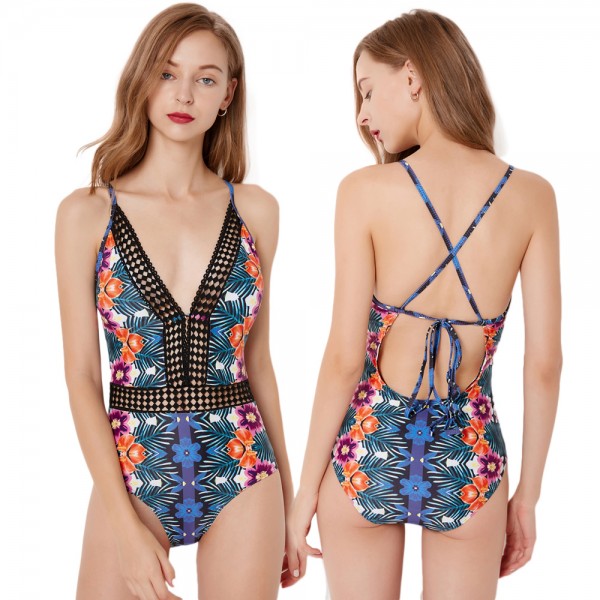 One Piece Monokini Swimsuits Bathing Suit For Women