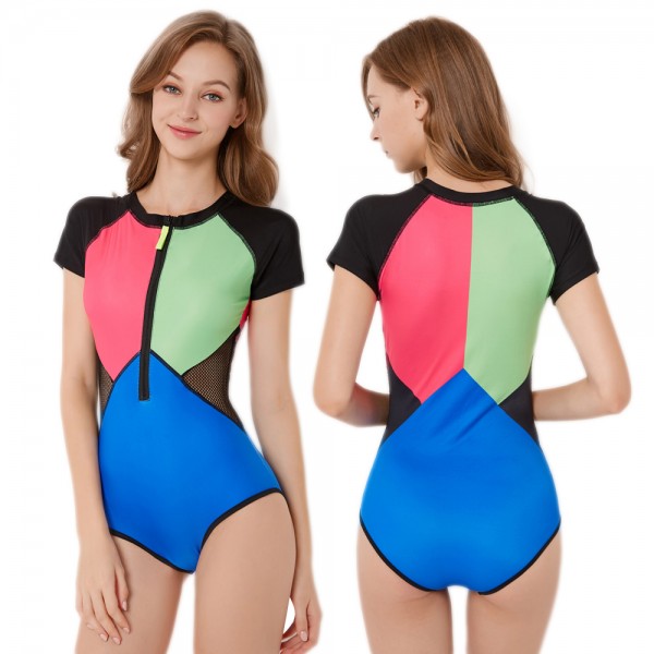 One Piece Bathing Suits For Women Swimsuit Swimwear Rashguard