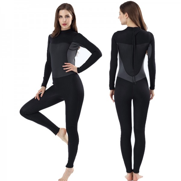 3MM Wetsuit Womens Wetsuits Full Suit SCR Neoprene Diving Suit