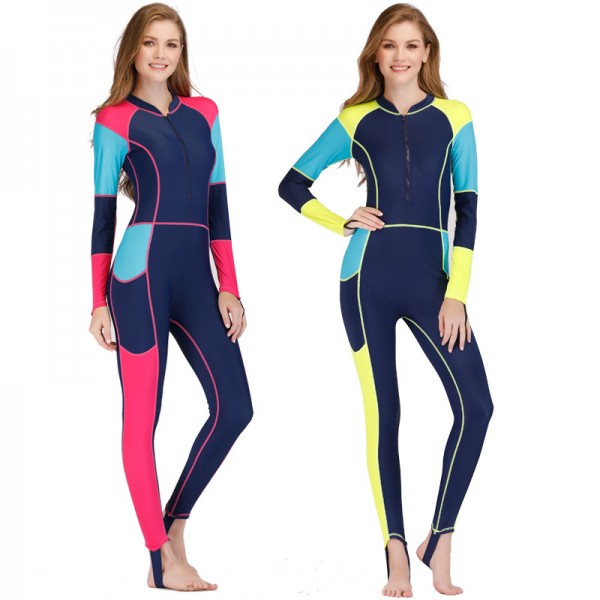 Rash Guard Womens Surf Suit Best Wetsuits For Surfing Front Zip