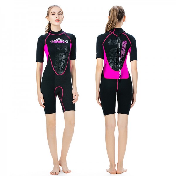 3MM Wetsuit Womens Wetsuit Shorty Wetsuit Spring Wetsuit Womens Anti-UV